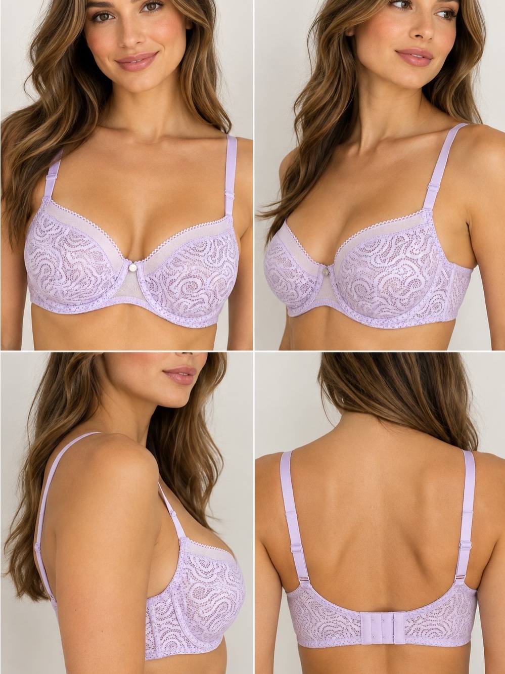 Chantelle
* Style C13B50 / C Jolie
* Color Mauve
* Size 36D (US)
* The Nords